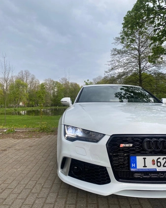 Audi RS7 cena 270000 przebieg: 38500, rok produkcji 2017 z Białystok małe 106